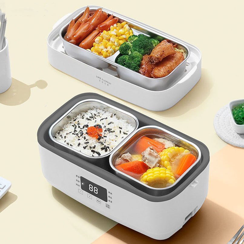 Hộp cơm điện Xiaomi Life Element MỚI 1.5L Nồi cơm điện di động DFH-F36 Hộp cơm văn phòng cách nhiệt ngoài trời 304 lót