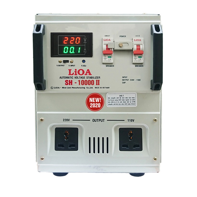 Ổn áp 1 pha LiOA SH-10000 II NEW2020- HANG CHÍNH HÃNG