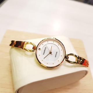 Đồng hồ nữ SUNRISE 723SA full hộp, thẻ chính hãng, Kính Sapphire chống xước chống nước tuyệt đối