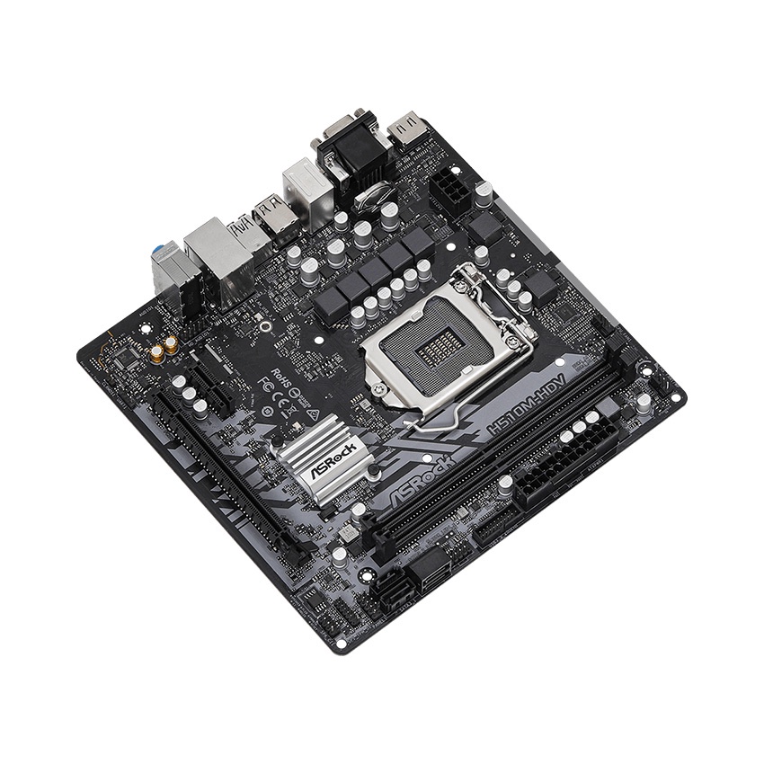 ASROCK H510M-HDV (Intel H510, Socket 1200, m-ATX, 2 khe Ram DDR4)