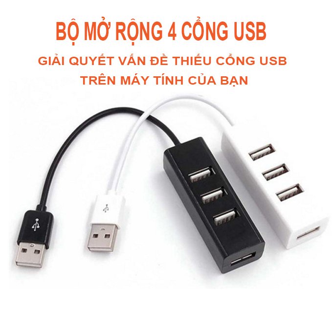 CỰC Rẻ - Cổng chia USB 4 in 1 nhỏ gọn tinh tế mang đến tốc độ nhanh như chớp