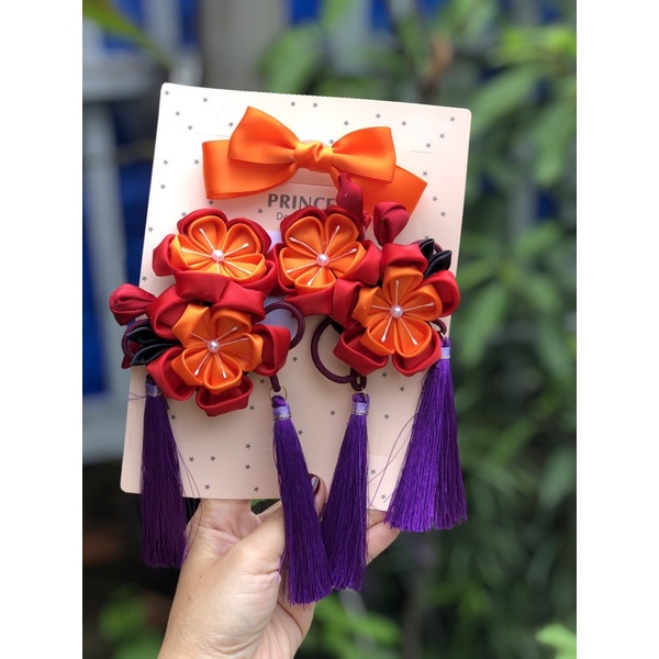 Phụ kiện cosplay Genshin -kẹp tóc , kẹp mũ HuTao