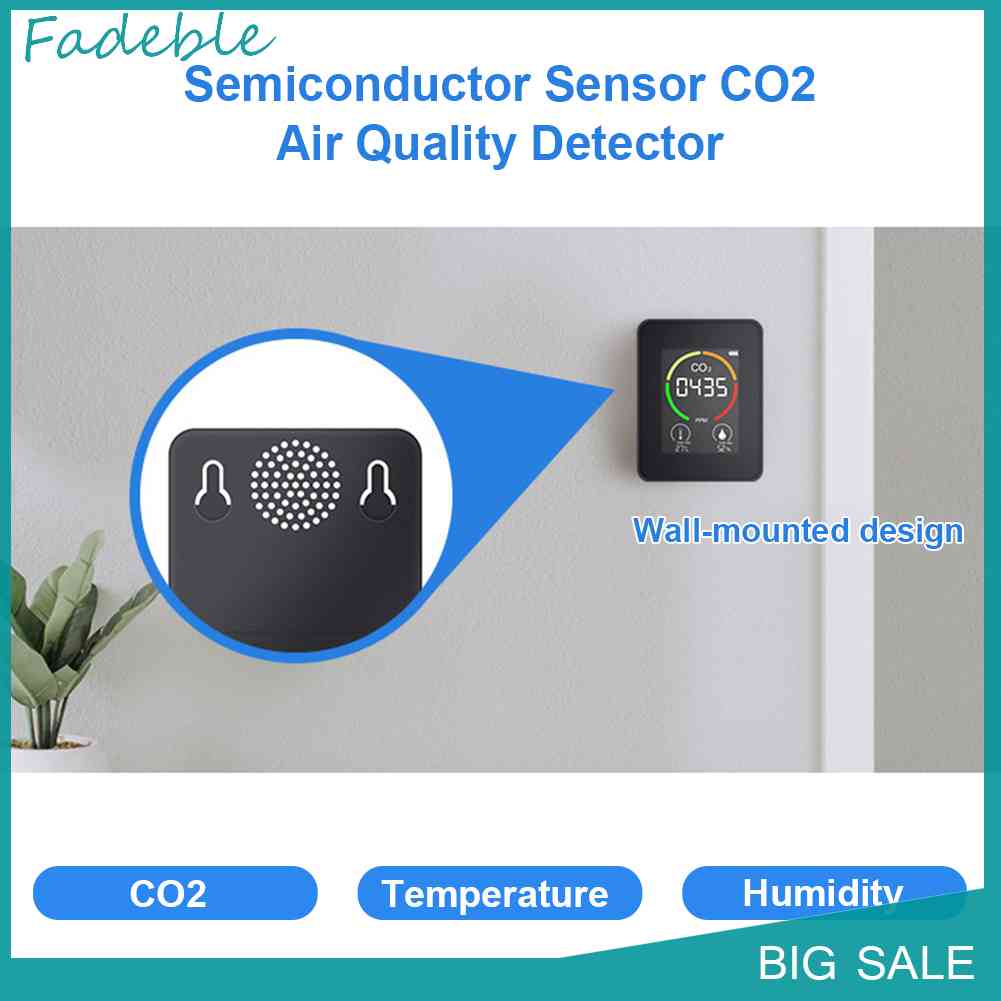 Máy Đo Độ Ẩm / Nhiệt Độ Không Khí CO2