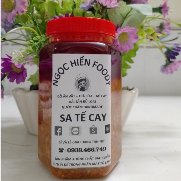 Sa tế siêu cay nhà làm, 1 hủ 500g, NGỌC HIỂN FOODY