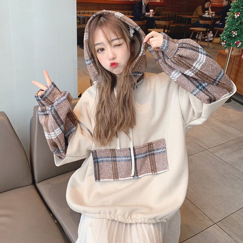 Áo hoodie nỉ, Áo Dạ cao cấp có mũ form rộng Hàn Quốc | BigBuy360 - bigbuy360.vn