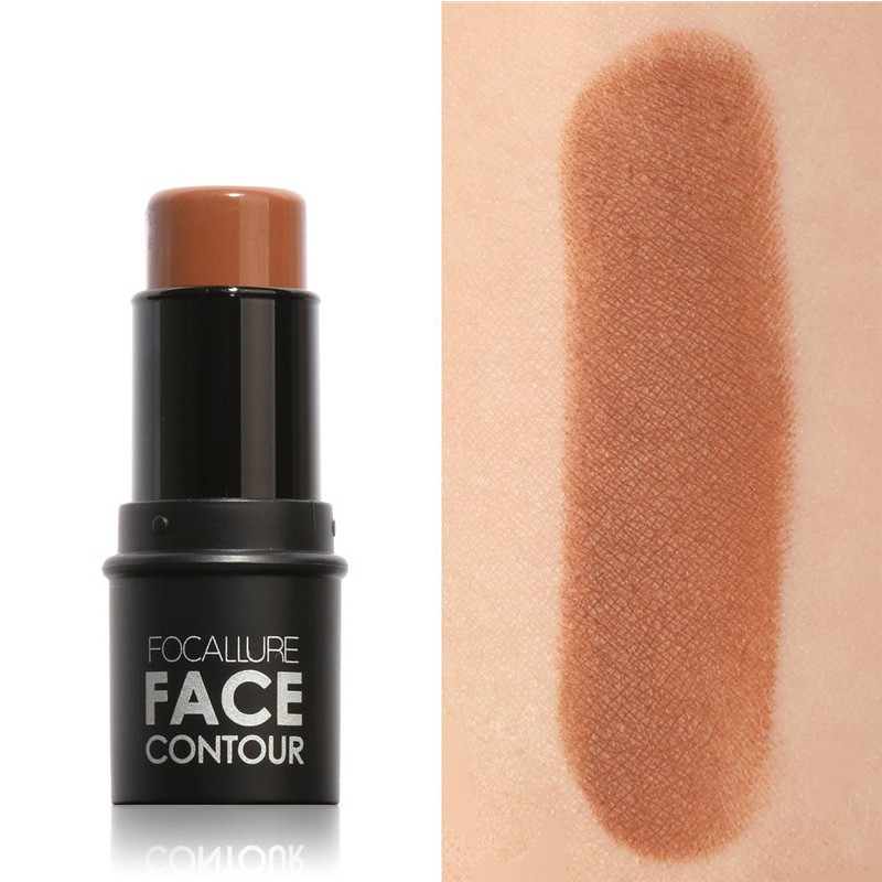 Bộ mỹ phẩm 5 món trang điểm FOCALLURE gồm phấn phủ + bút kẻ mắt + chì kẻ mày + phấn bắt sáng 200g