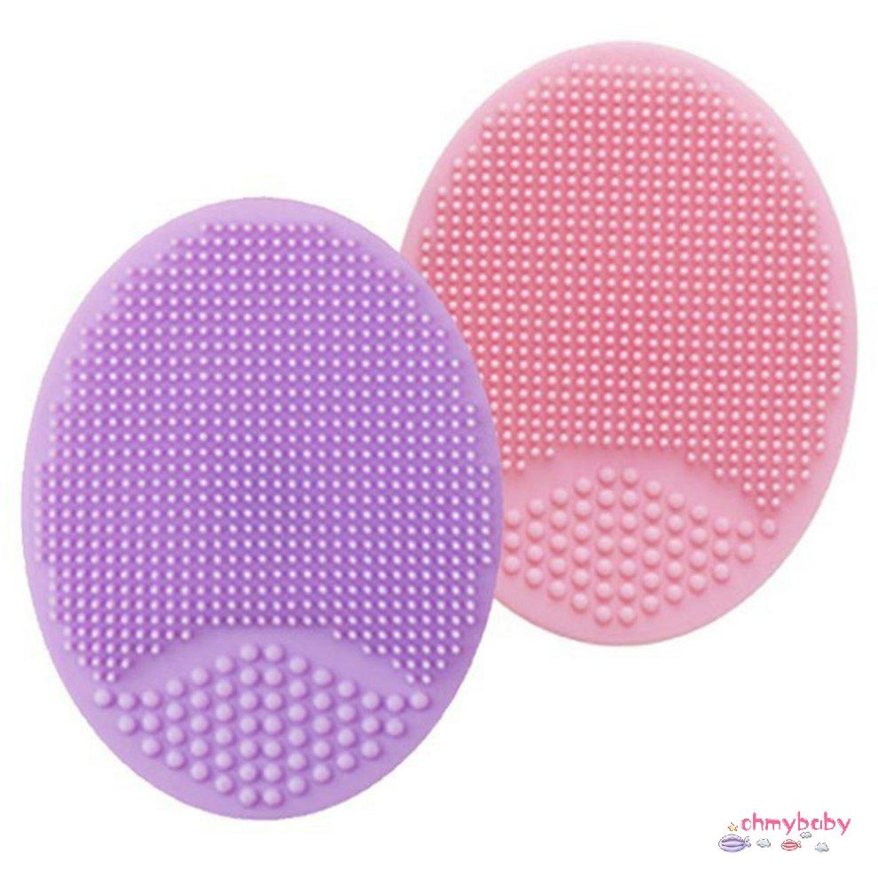 1 cái bàn chải làm sạch mát-xa Bàn chải làm sạch da mặt silicon mềm Bàn chải gội đầu [8/1]