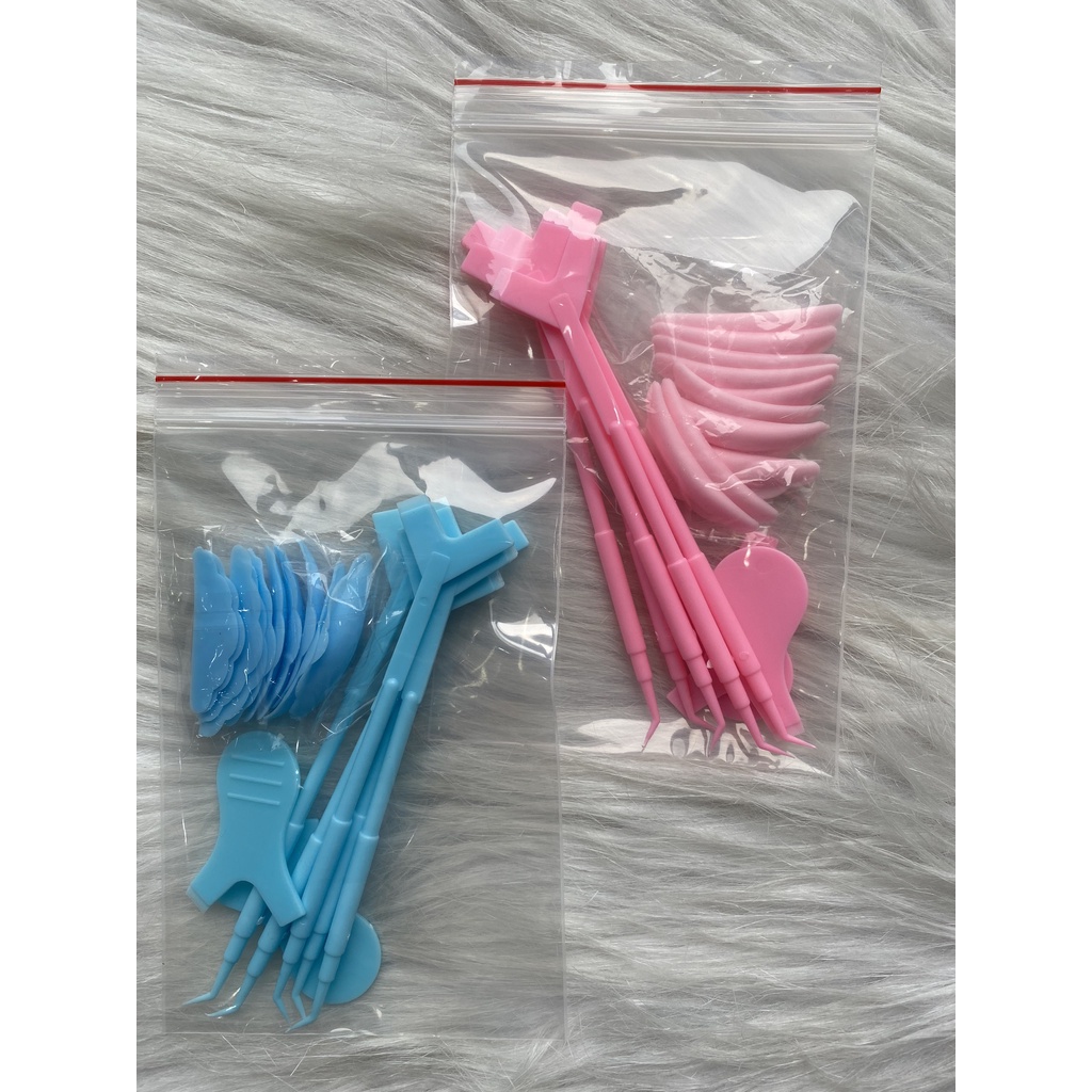 Set trục uốn mi - combo thanh trục uốn mi - Dụng cụ nối mi