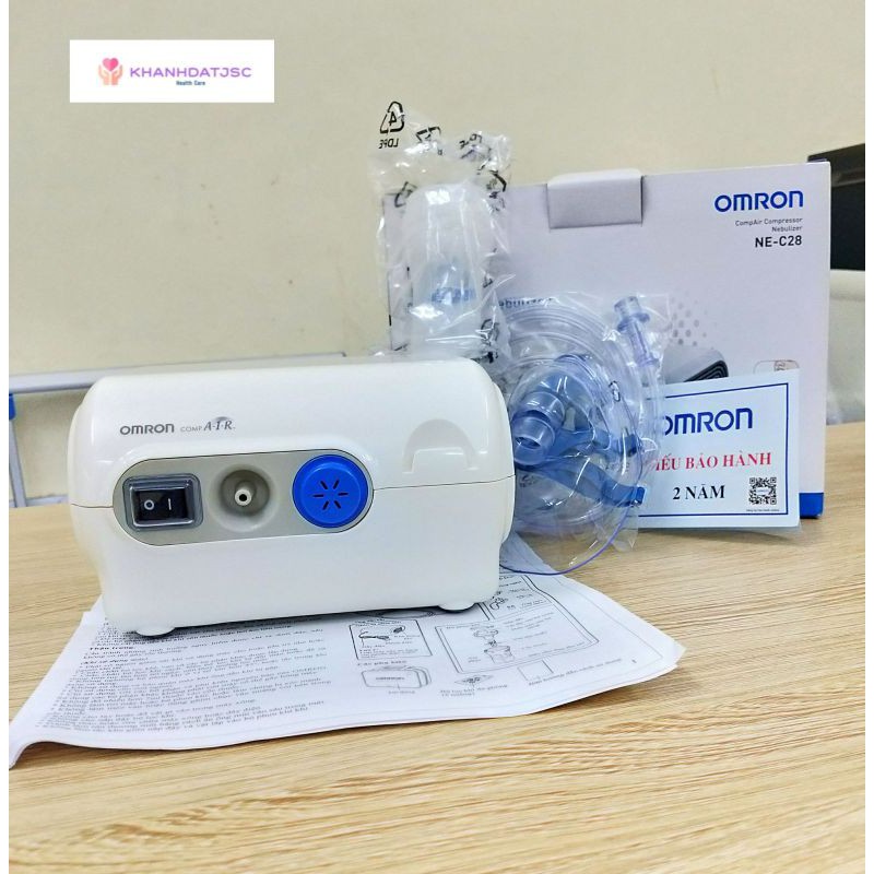 Máy xông mũi họng Omron NE C28 ( dùng cho người lớn và trẻ em)