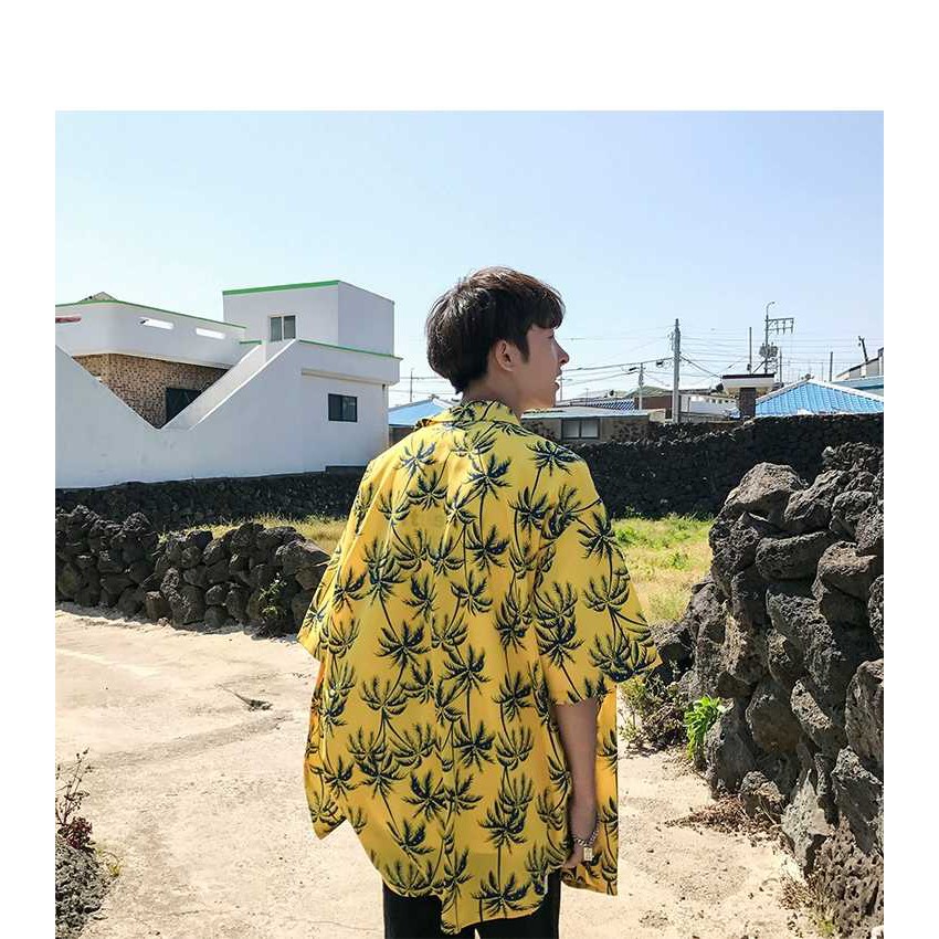 SƠ MI ĐI BIỂN DÀNH CHO NHÓM LỚP CỰC ĐẸP, SƠ MI HOA LÁ, SƯO MI HAWAIL | BigBuy360 - bigbuy360.vn