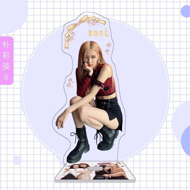 *Có-Sẵn* ẢNH STANDEE BLACKPINK ROSÉ TƯỢNG ACRYLIC