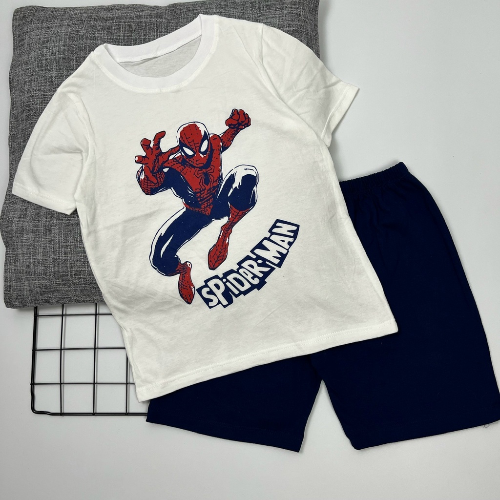 Đồ bộ bé trai size đại 20-45kg VNXK thun cotton xuất Jennie kids J478