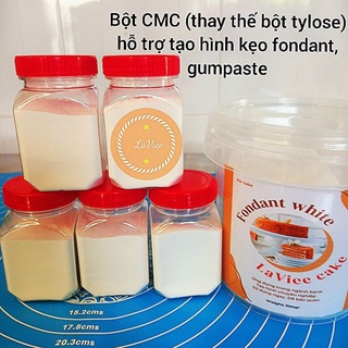 Bột CMC 50gr (hỗ trợ tạo hình kẹo mềm fondant, gumpaste)