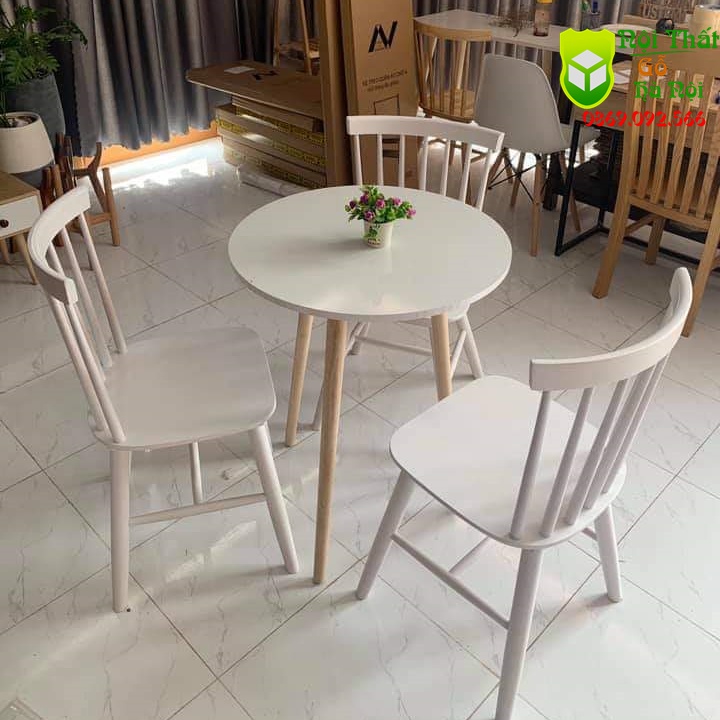 🔴 FREE SHIP 🔴Ghế Song Tiện, Ghế Cafe Song Tiện Tròn Gỗ Tự Nhiên Xuất Khẩu