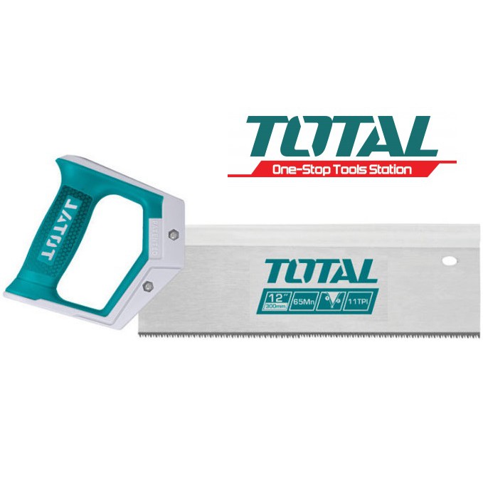 Total Cưa tay cưa lá bản lớn cưa lá liễu 300mm 12inch Back Saw THT59126B