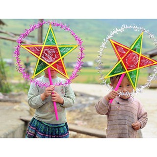 combo 20 đèn ông sao tết trung thu truyền thống 25cm