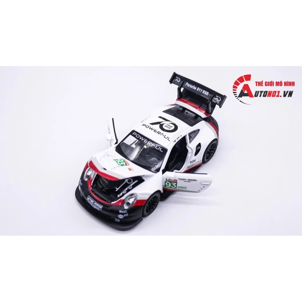 MÔ HÌNH XE PORSCHE 911 RSR WHITE RED 1:32 XHD 1486