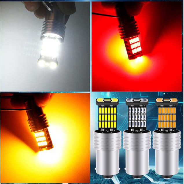 Đèn tín hiệu dự phòng Lymoyo LED 4014 45 SMD T15 W16W T20 W21/5W 7443 W21W 7440 W21/5W BA15S P21W PY21W