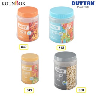 Combo 12 Hũ Thực Phẩm Matsu Tròn Duy Tân 900ml, 1400ml, 1800ml, 2300ml