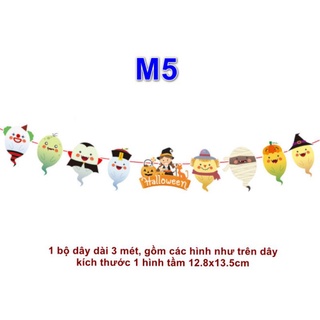 Cờ treo trang trí Halloween mẫu M5