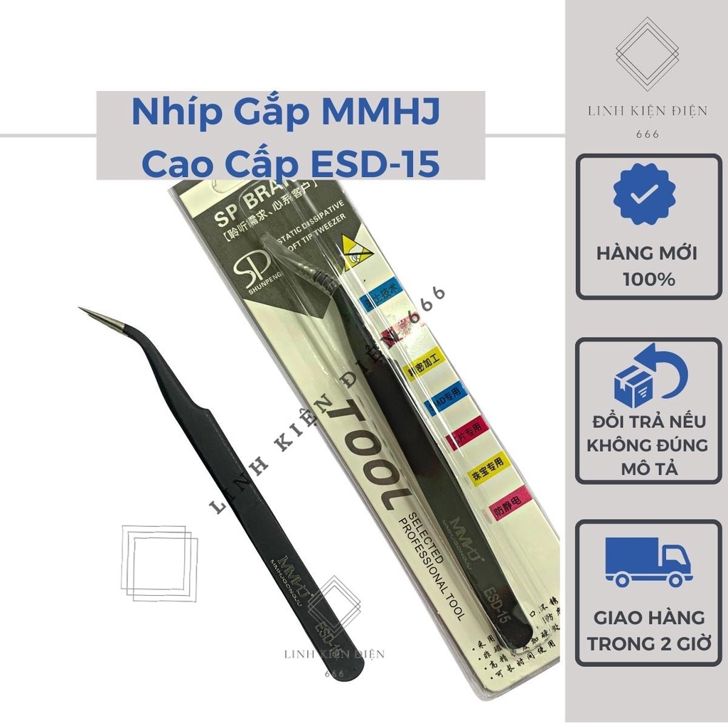 Nhíp Gắp Sticker Linh Kiện Điện Tử Mi Nhíp Nhặt Lông Yến Rẻ Xịn NGLK14 - NGLK15