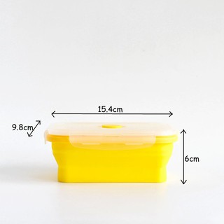 Set 4 hộp đựng thức ăn gấp gọn