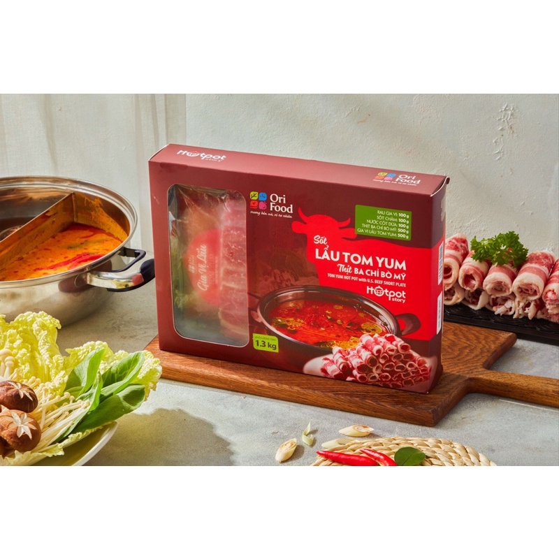 Lẩu TomYum ba chỉ bò Mỹ 1.3kg | BigBuy360 - bigbuy360.vn