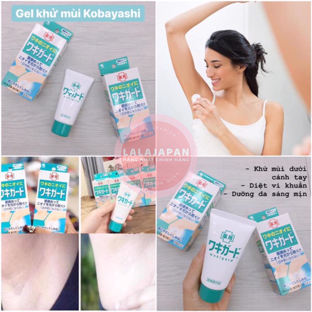 Lăn khử mùi hôi nách Kobayashi Nhật Bản dạng gel trong 50g