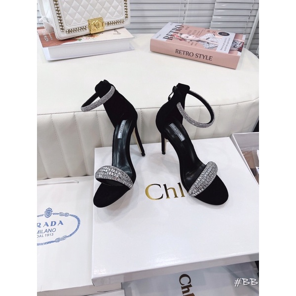 Sandal cao gót quai đá fullbox (form to)