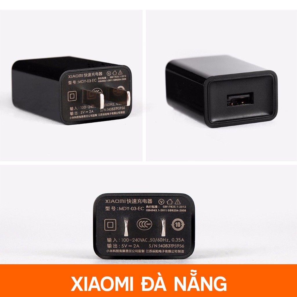 Củ sạc Xiaomi 5V-2A MDY-03-EC - Cốc sạc Xiaomi 2A