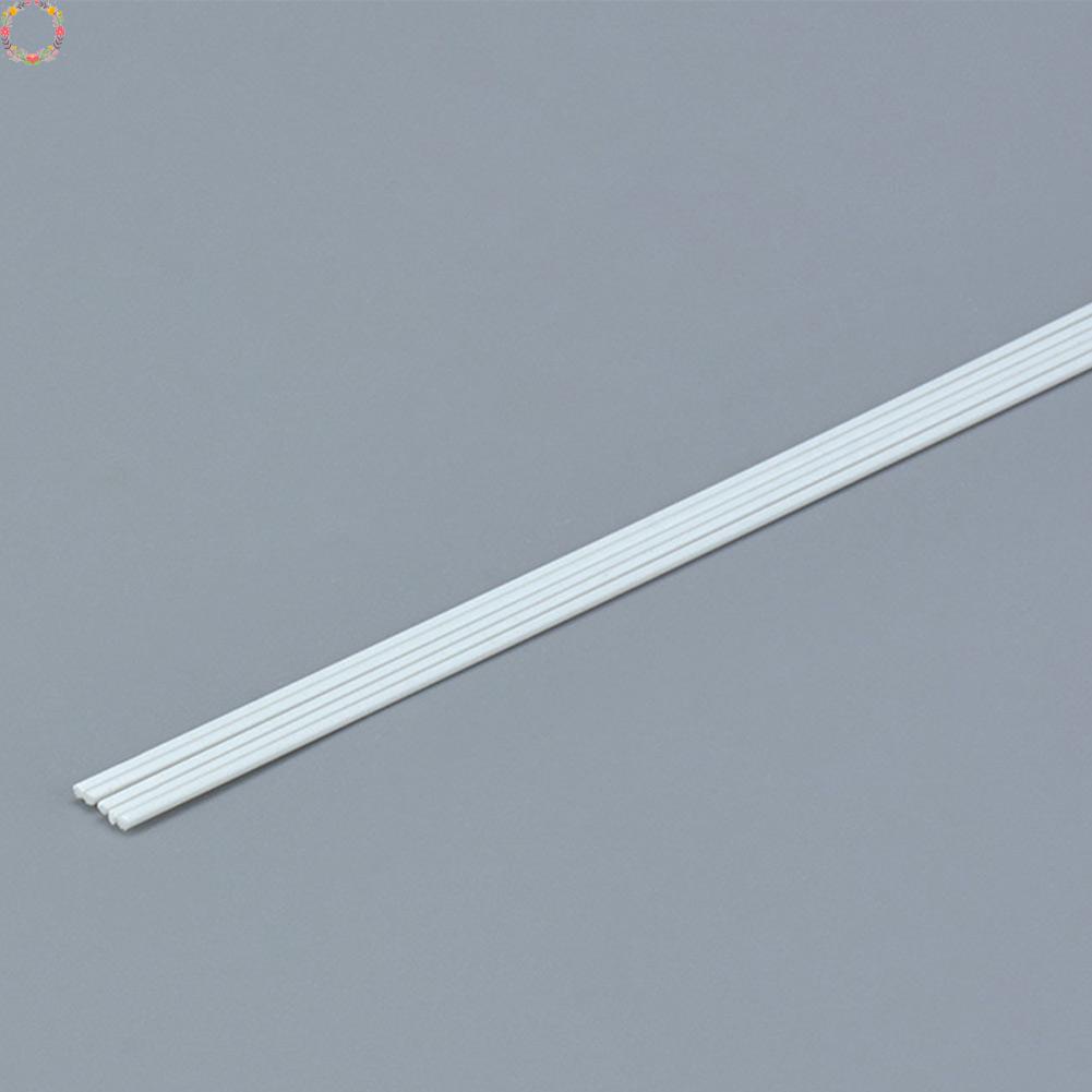 Bộ 5 Thanh Nhựa ABS Tròn Màu Trắng 250mm Dùng Làm Thanh Nhựa ABS DIY