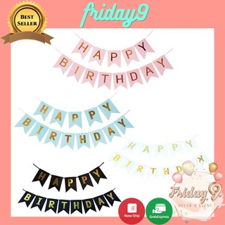 [Siêu Rẻ] Combo bong bóng dây chữ happy birthday đuôi cá trang trí tiệc sinh nhật FD9DC-Friday9 Decor