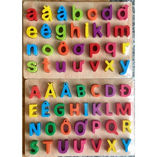 Bảng chữ cái cho bé 💖 FREESHIP Từ 250K 💖 Bảng chữ cái nổi tiếng Việt 20x30cm cho bé
