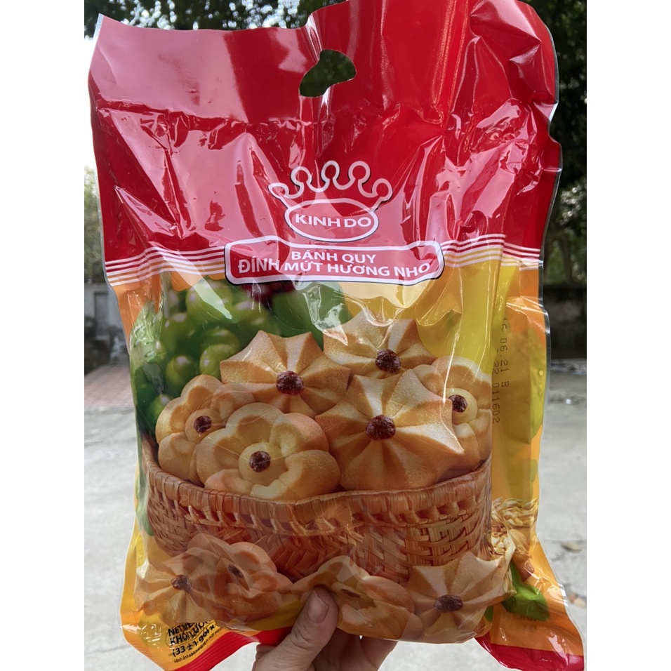 BÁNH QUY ĐÍNH MỨT HƯƠNG NHO KINH ĐO 450G