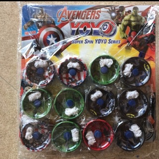 Yoyo sắt avengers ( vỉ 12 cái )