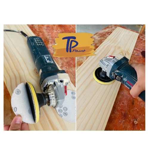 Giấy nhám tròn dán đế lông đường kính 100mm P 40 - P 180