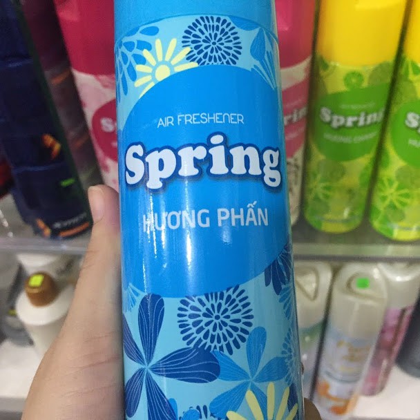 Combo 3 chai Xịt phòng Spring hương phấn 280ml