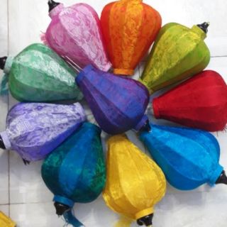Đèn lồng Hội An - tròn - tỏi- ú size 30