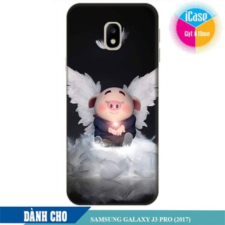Ốp lưng nhựa cứng nhám dành cho Samsung Galaxy J3 2016 in hình HEO CON THIÊN THẦN
