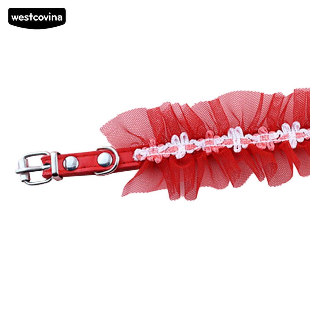 Vòng Đeo Cổ Bằng Ren Thoải Mái Dễ Thương Dành Cho Thú Cưng