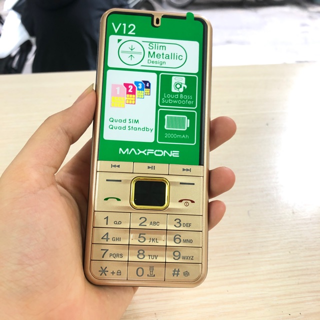 Điện thoại 4 sim giá rẻ ( mã v12 )