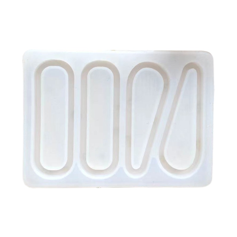 Khuôn Silicone Làm Kẹp Tóc Cát Chảy Hình Kẹp Tóc Epoxy Resin