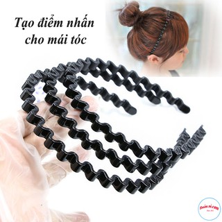 Bờm tóc đen gợn sóng