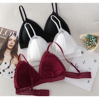 Áo Lót Nữ💔FREESHIP💔Áo Bra Ren Hoa Mút Mỏng 7313