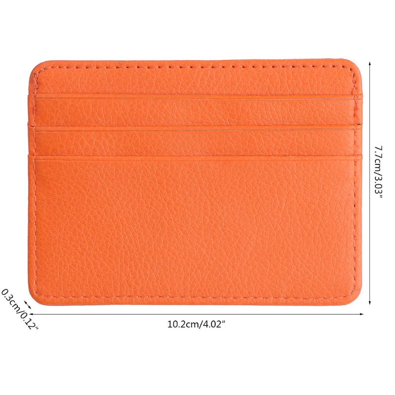 Ví da mỏng đựng tiền/ thẻ căn cước công dân/ thẻ tín dụng dành cho nam