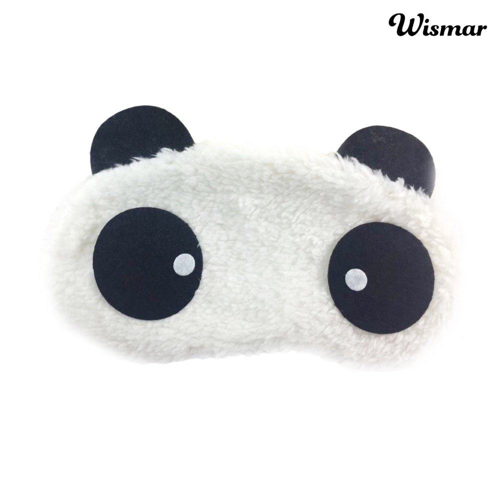 [Hàng mới về] Mặt nạ che mắt ngủ hình gấu trúc ngồi bông dễ thương | BigBuy360 - bigbuy360.vn
