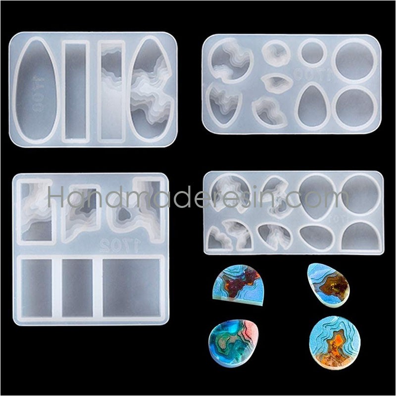 Khuôn Silicon Đảo, Ruộng Bậc Thang Làm Sức Resin