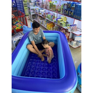 Bể bơi 3 tầng 1,8m siêu rộng chất dày dặn cho bé yêu