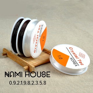 Dây cước chun co giãn đàn hối tốt sợi trong suốt xâu vòng tay vòng hạt phong thủy khuyến mãi tự làm ờ nhà - namimi