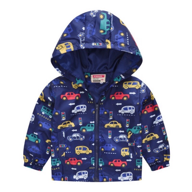 Áo gió 2 lớp Jomake cho bé trai 1-7 tuổi